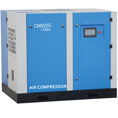 Tidak Ada Getaran Kompresor Udara Sekrup Tekanan Tinggi 22kW 40bar Farmasi Minyak Mikro