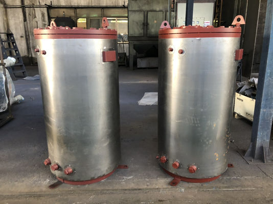 1.0 M3 Tangki penyimpanan gas vertikal Asme Pressure Vessel